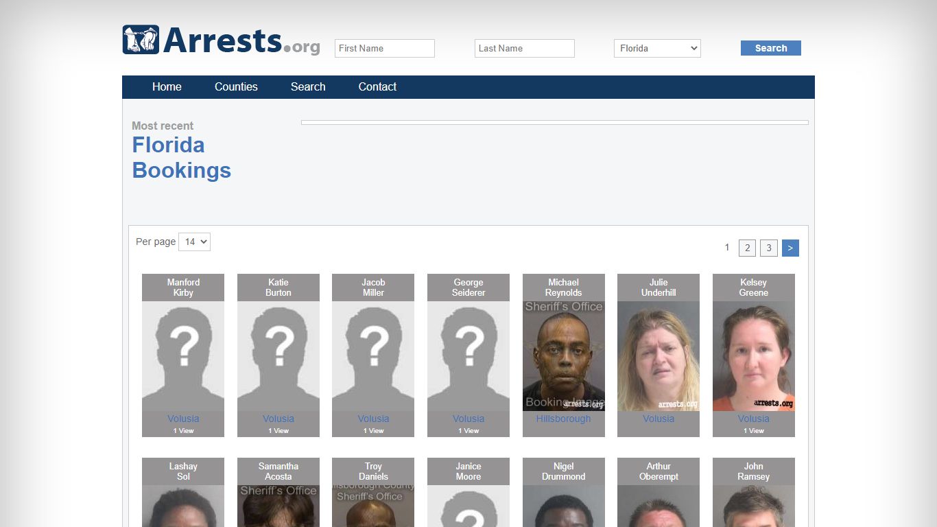 Florida Arrests and Inmate Search